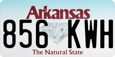 AR license plate 856KWH
