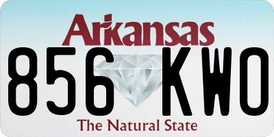 AR license plate 856KWO