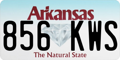 AR license plate 856KWS