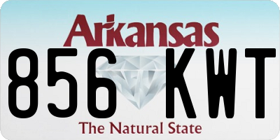 AR license plate 856KWT