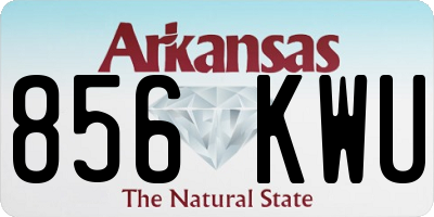 AR license plate 856KWU