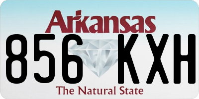 AR license plate 856KXH