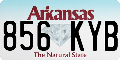 AR license plate 856KYB