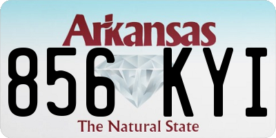 AR license plate 856KYI