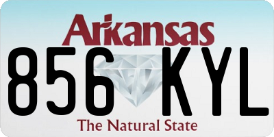 AR license plate 856KYL