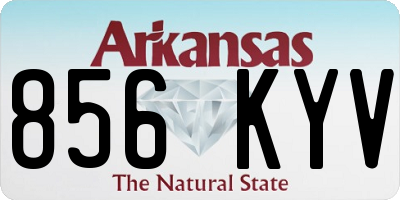 AR license plate 856KYV