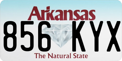 AR license plate 856KYX