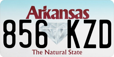 AR license plate 856KZD