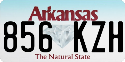 AR license plate 856KZH