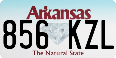 AR license plate 856KZL