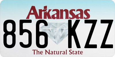 AR license plate 856KZZ