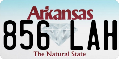 AR license plate 856LAH