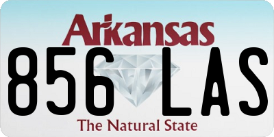 AR license plate 856LAS