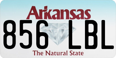 AR license plate 856LBL