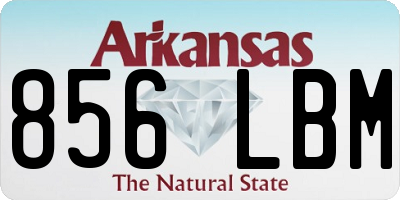 AR license plate 856LBM