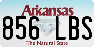 AR license plate 856LBS