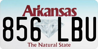 AR license plate 856LBU