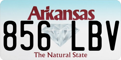 AR license plate 856LBV