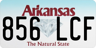 AR license plate 856LCF