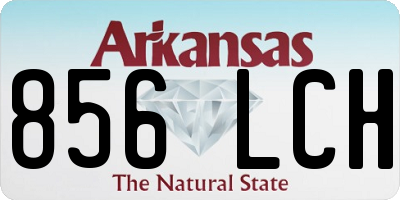 AR license plate 856LCH
