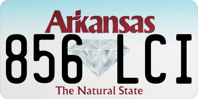 AR license plate 856LCI