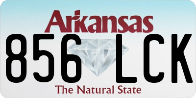 AR license plate 856LCK