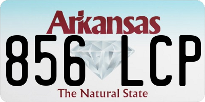 AR license plate 856LCP
