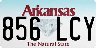 AR license plate 856LCY