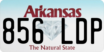 AR license plate 856LDP