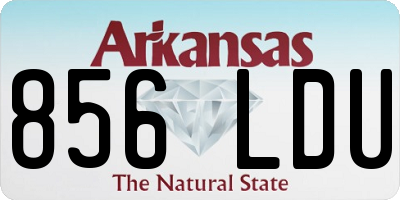AR license plate 856LDU