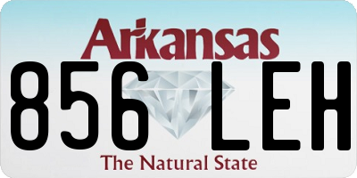 AR license plate 856LEH