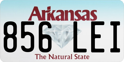 AR license plate 856LEI