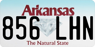AR license plate 856LHN