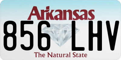 AR license plate 856LHV