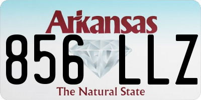 AR license plate 856LLZ