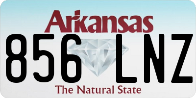 AR license plate 856LNZ