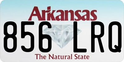 AR license plate 856LRQ