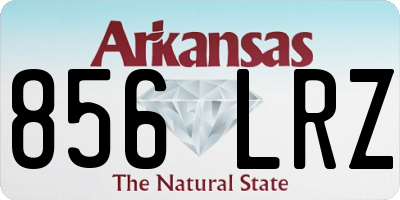 AR license plate 856LRZ