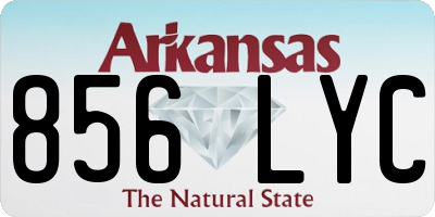 AR license plate 856LYC