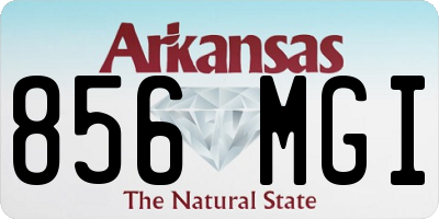 AR license plate 856MGI