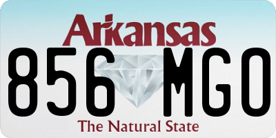 AR license plate 856MGO