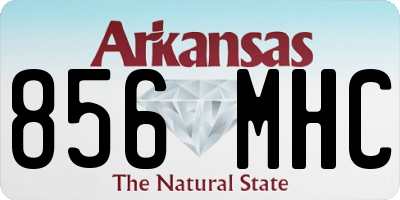 AR license plate 856MHC