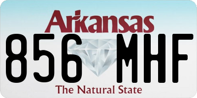 AR license plate 856MHF
