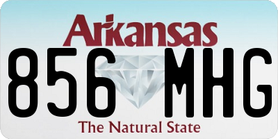 AR license plate 856MHG