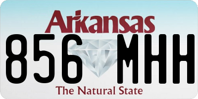 AR license plate 856MHH
