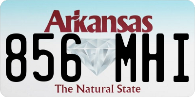 AR license plate 856MHI