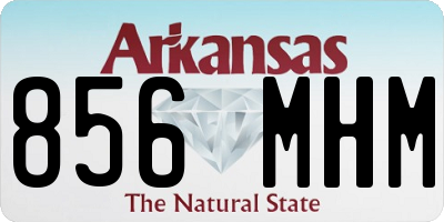 AR license plate 856MHM