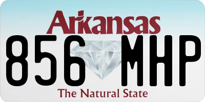 AR license plate 856MHP