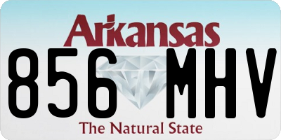 AR license plate 856MHV