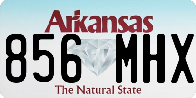 AR license plate 856MHX